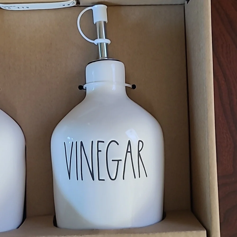 Rae Dunn Oil & Vinegar Cruet Set